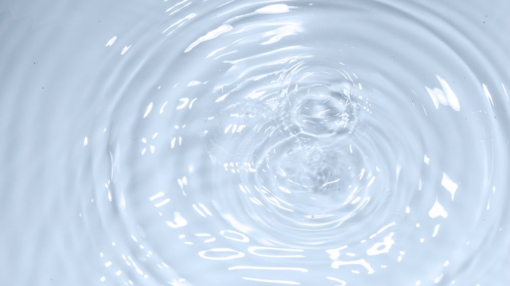 Water drop wave circle background 