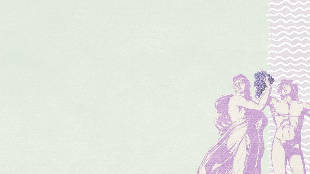 Vintage nude man and woman background