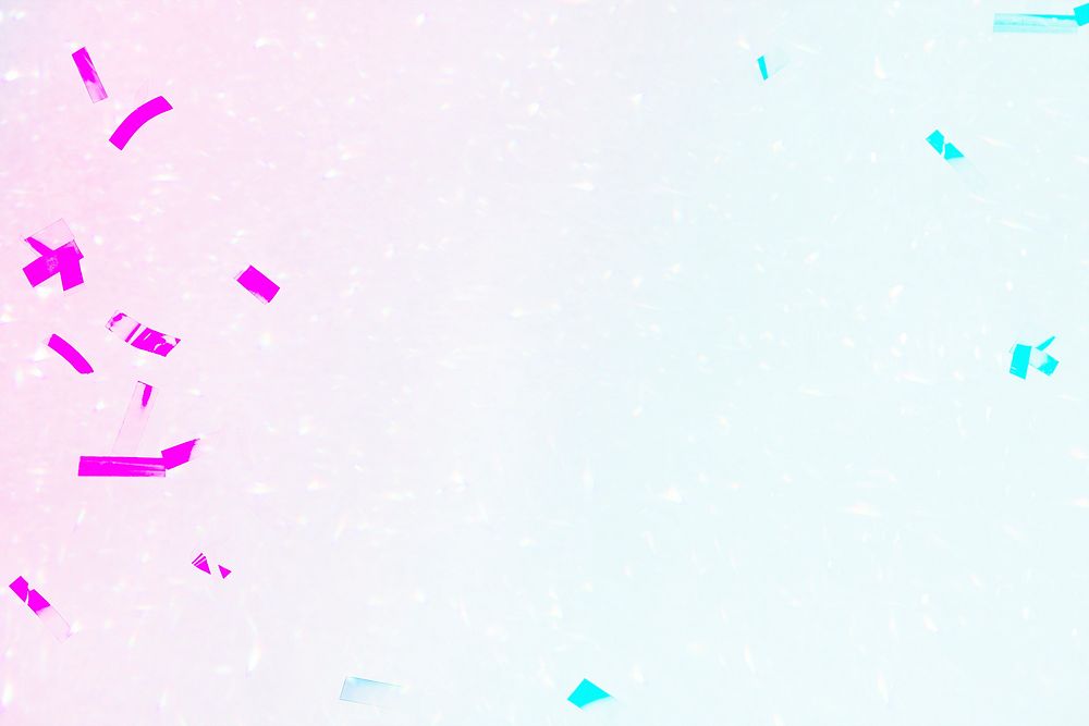 Confetti holographic pastel gradient background
