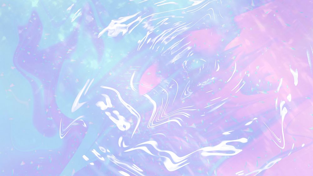 Pastel gradient holographic water texture background