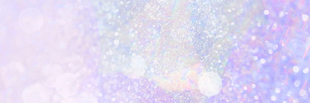 Purple bokeh background glitter hologram