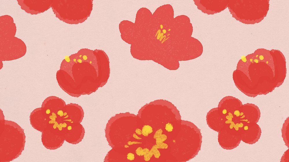 Chinese National Day flower pattern background