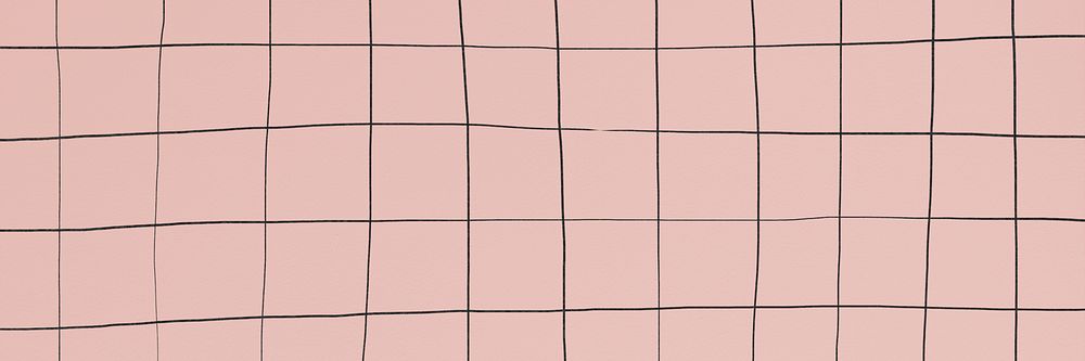Distorting grid on dull pink background
