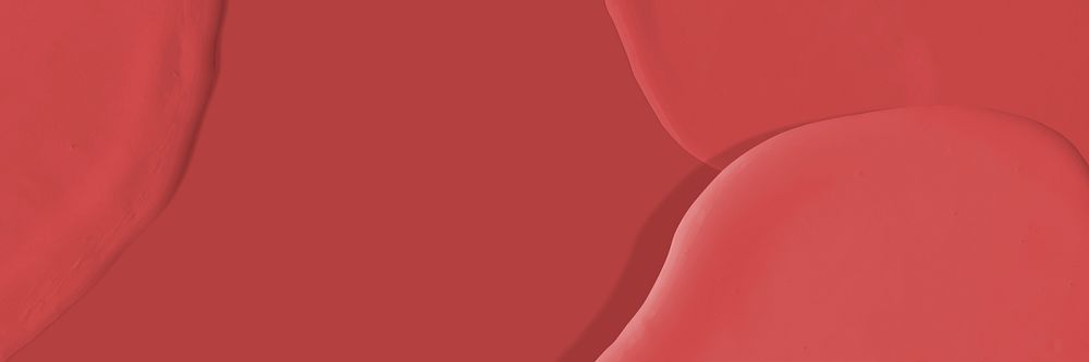 Acrylic red paint texture email header background