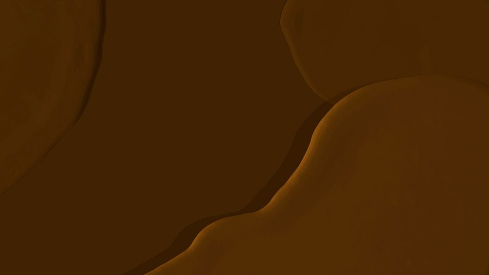 Acrylic texture caramel brown background