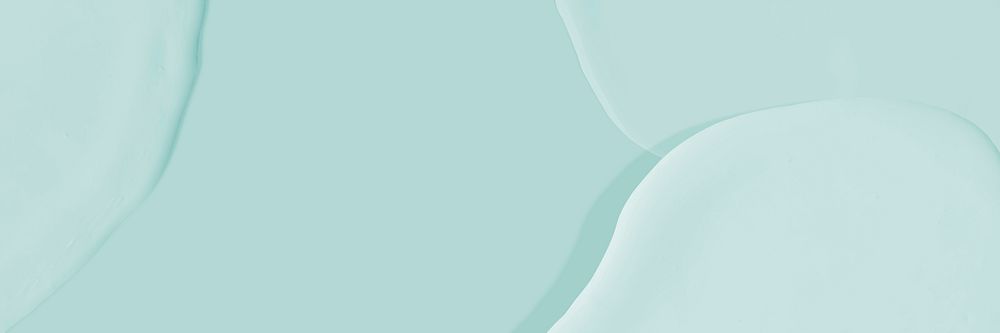 Mint green fluid texture abstract email header background 