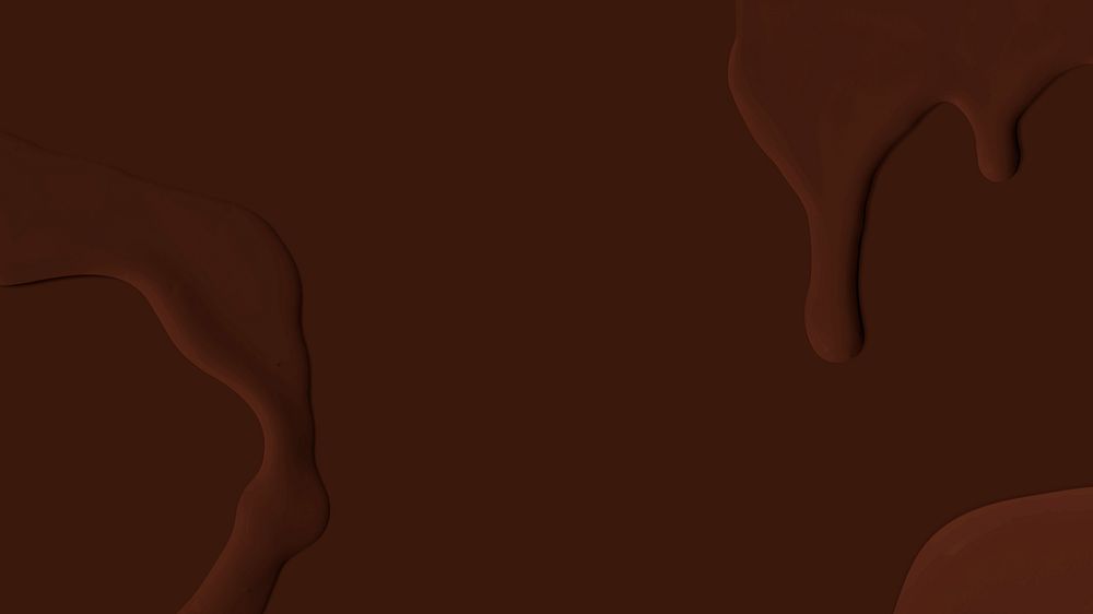 Dark brown fluid paint abstract blog banner background