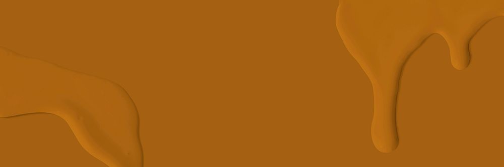 Fluid acrylic caramel brown email header background