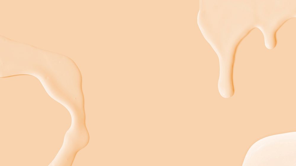 Pastel beige abstract fluid blog banner background