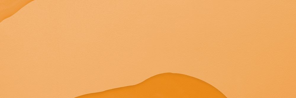 Orange minimal watercolor paint texture background
