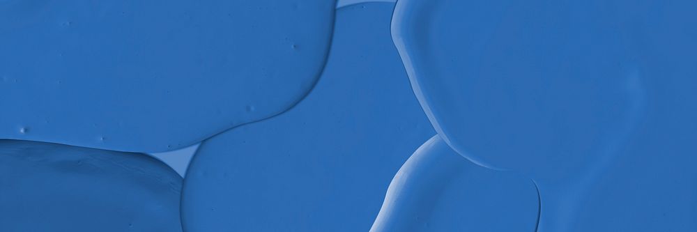Blue background acrylic brush stroke texture banner