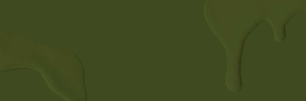 Olive green acrylic painting email header background