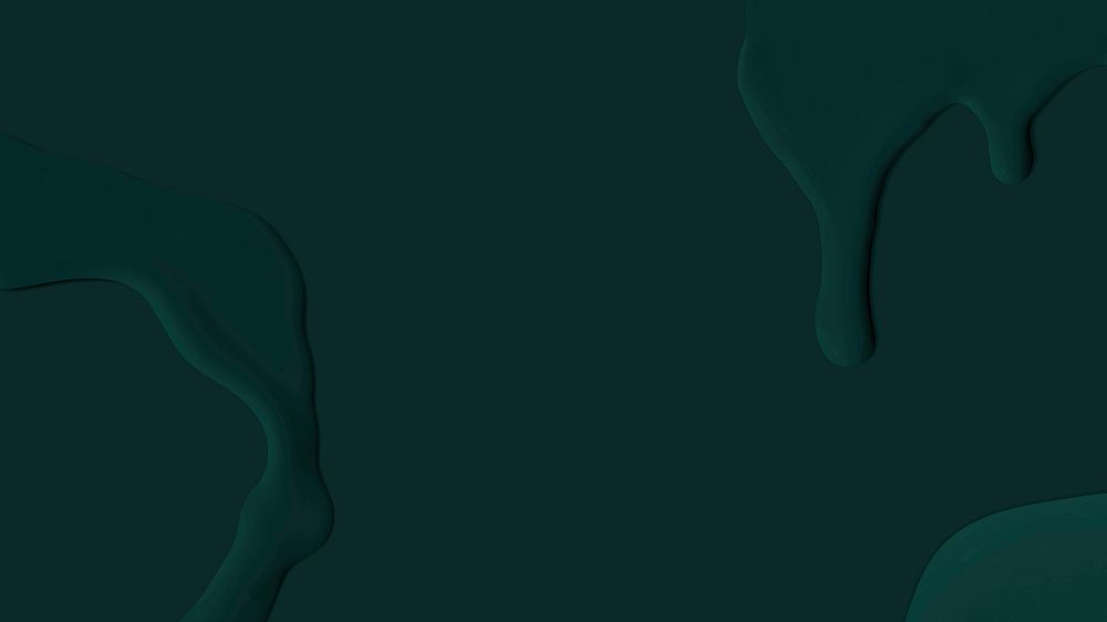 Acrylic paint dark green abstract blog banner background