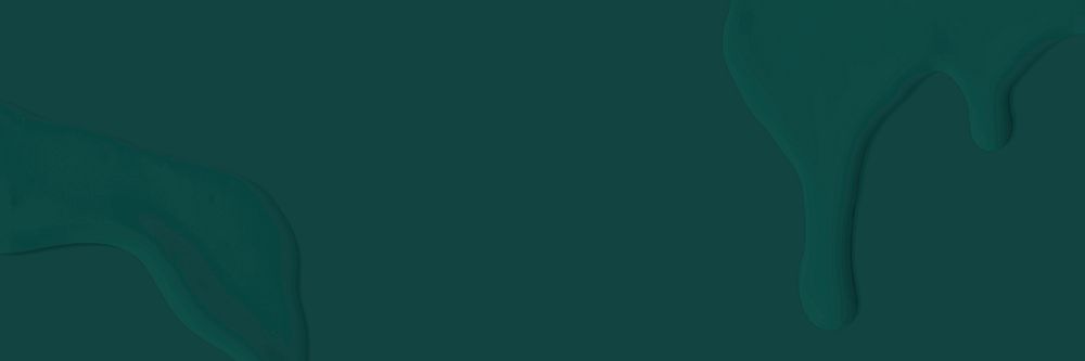 Acrylic paint dark green abstract email header background