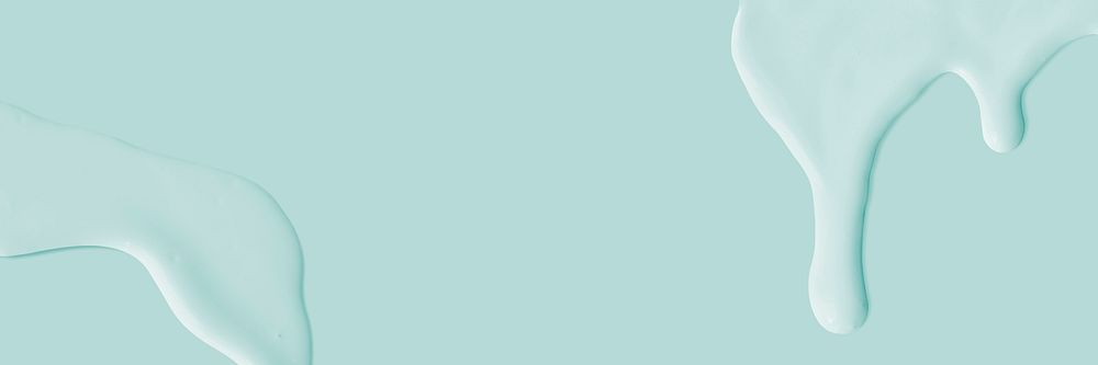 Fluid acrylic pastel green email header background