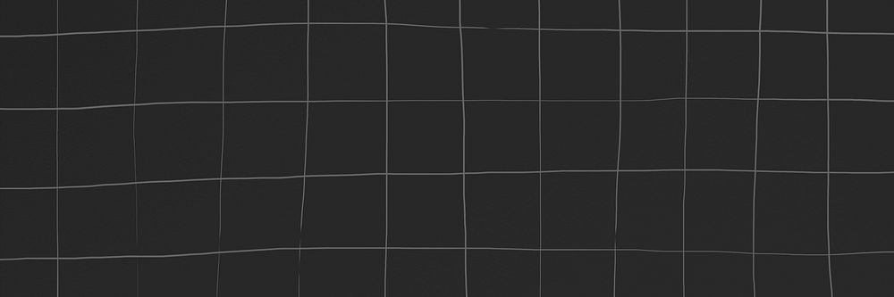Grid pattern black square geometric background deformed