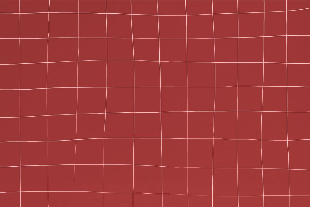 Watercolor pattern firebrick red square geometric background distorted