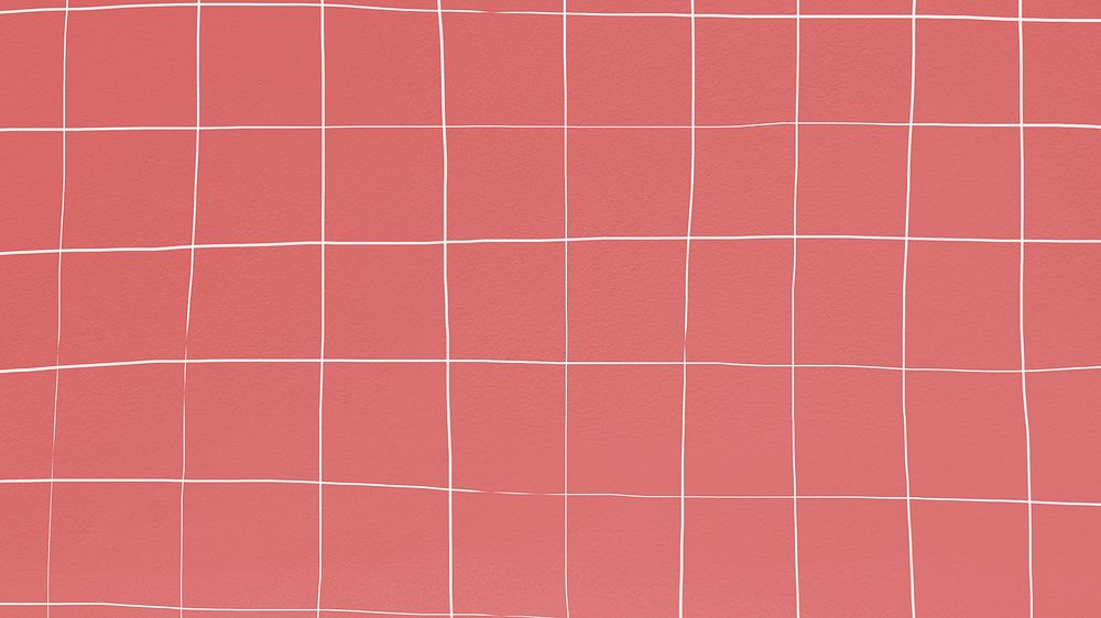Dark pink tile wall texture background distorted