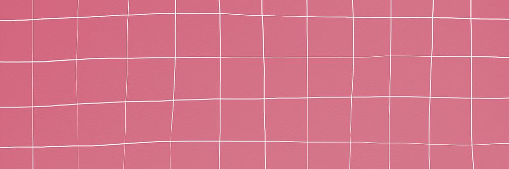 Distorted hot pink square ceramic tile texture background