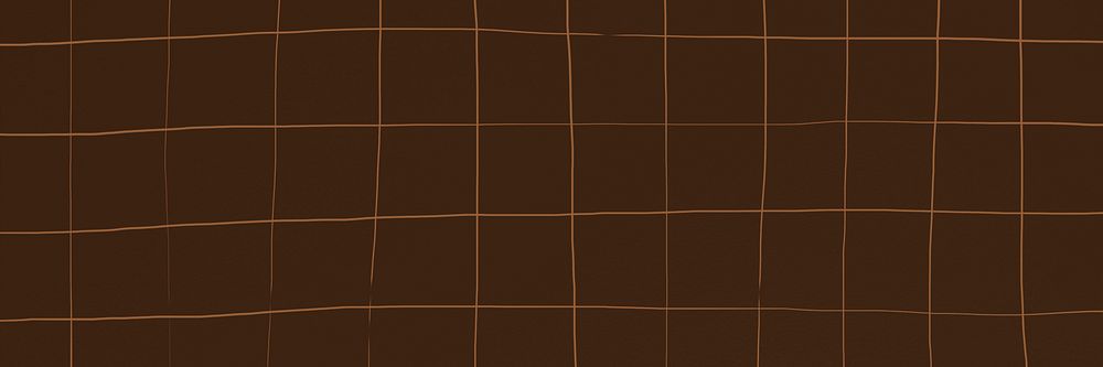 Dark brown distorted geometric square tile texture background