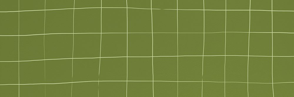 Distorted olive green square ceramic tile texture background