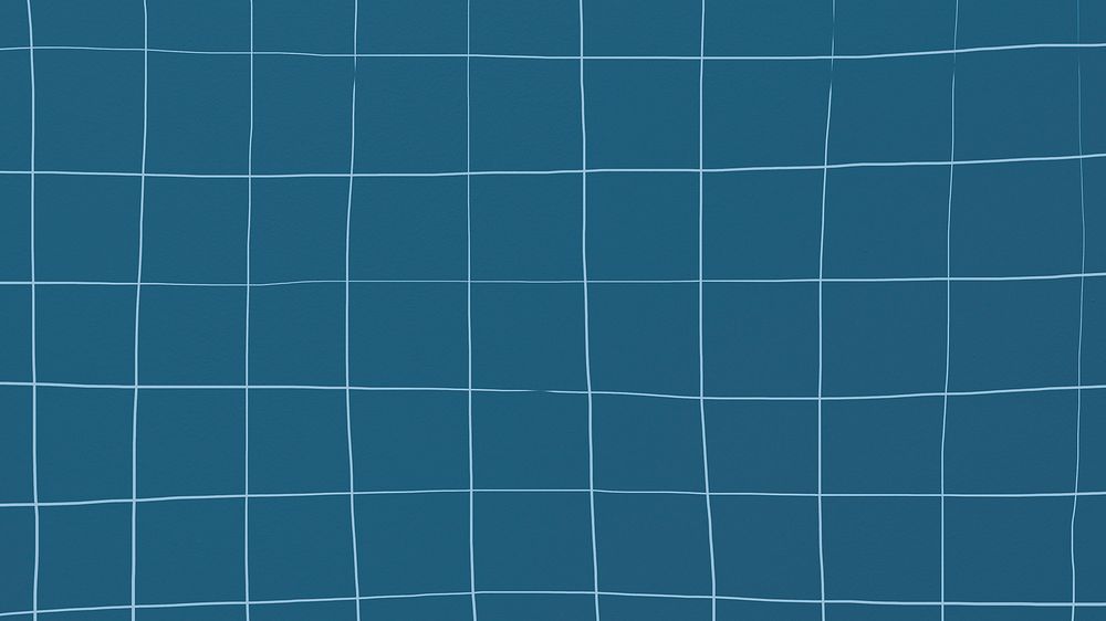 Grid pattern dark turquoise square geometric background deformed