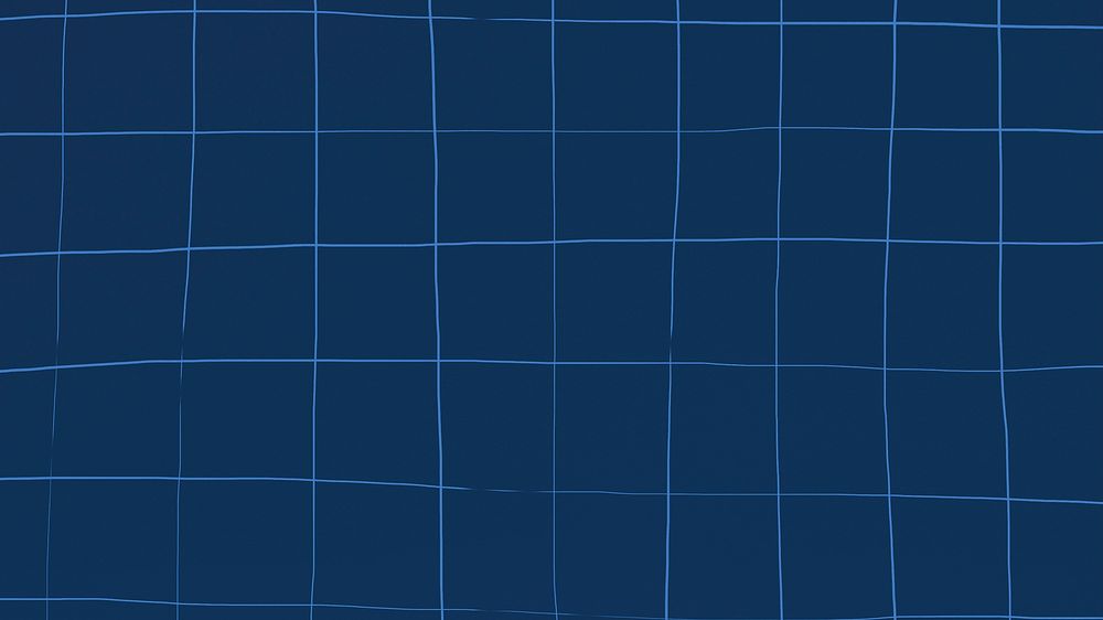 Grid pattern dark blue square geometric background deformed