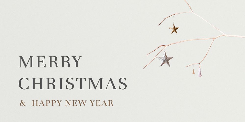Christmas season's greetings festive social media banner