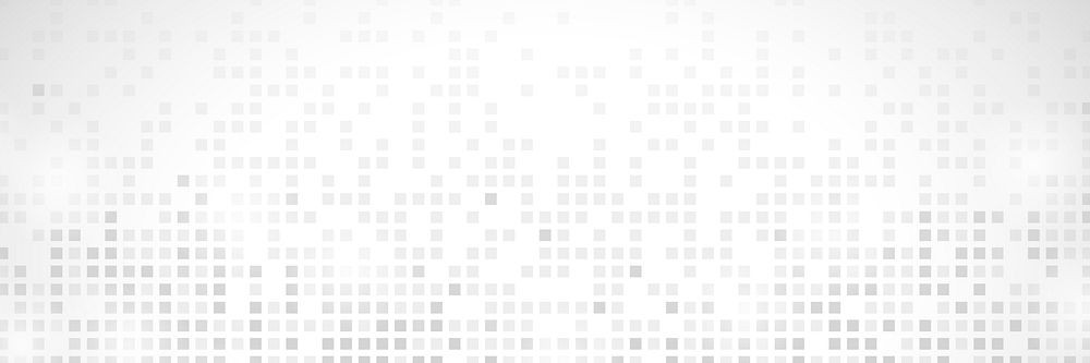 Gray abstract pixel art vector banner