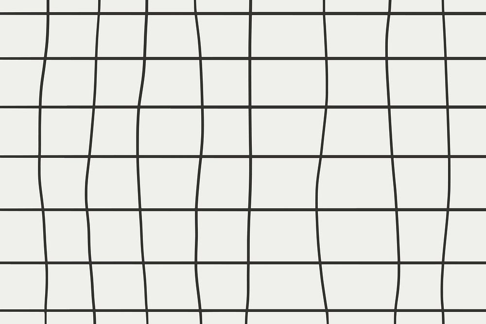 Black cursive grid vector on off white wallpaper
