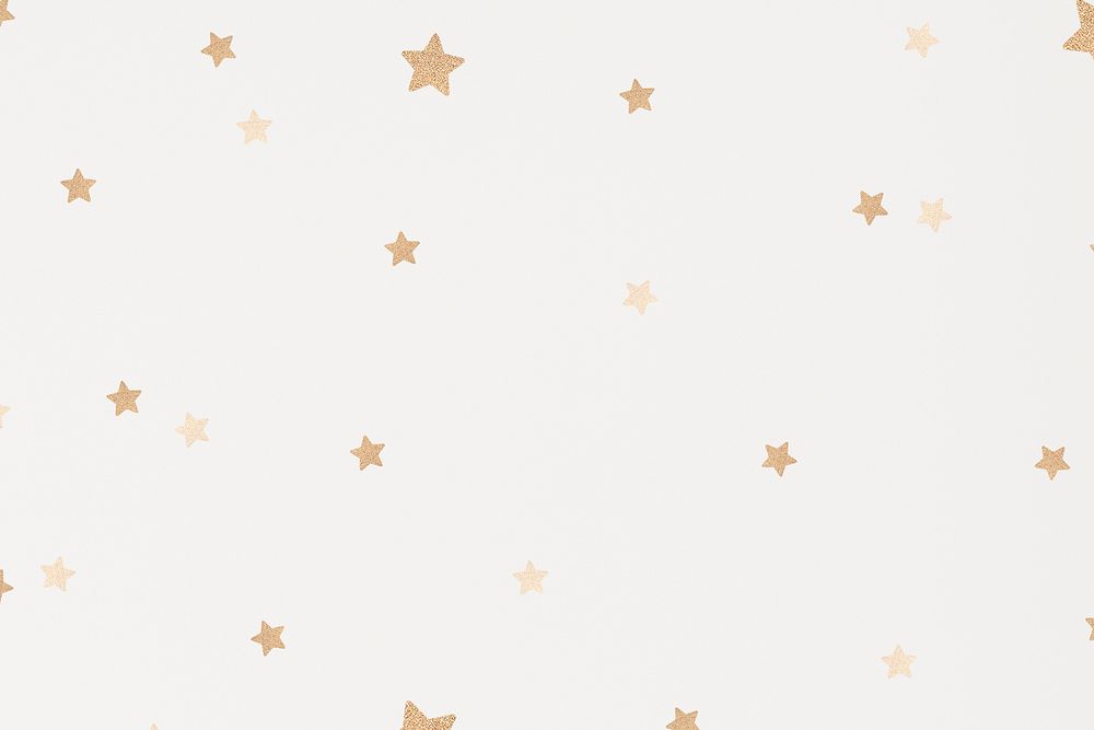 Gold stars shimmery artsy pattern wallpaper