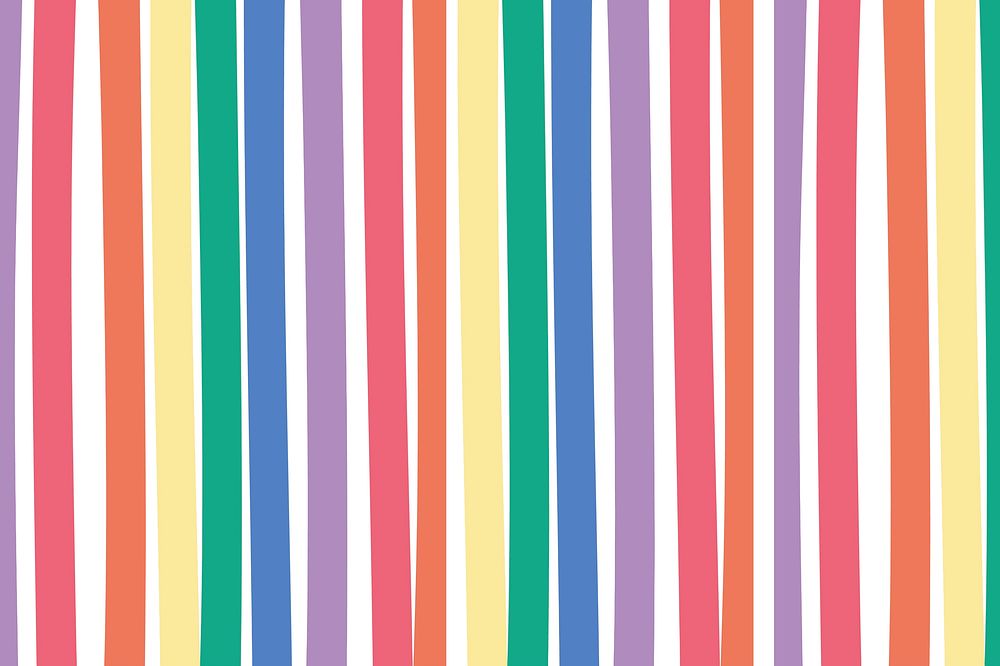 Colorful stripes vector plain cute pattern background