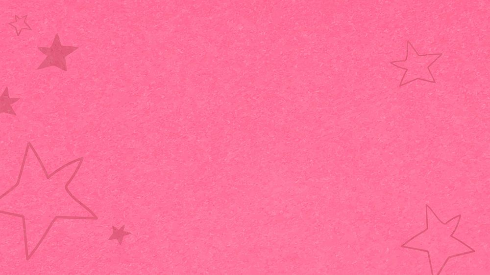 Colorful vector pink stars textured background for kids
