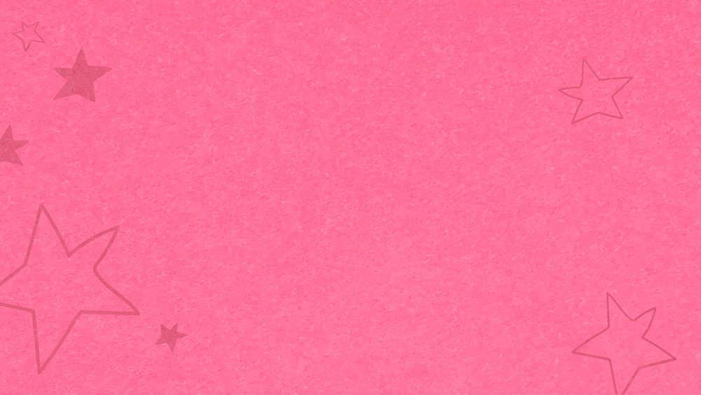 Colorful pink stars textured background for kids
