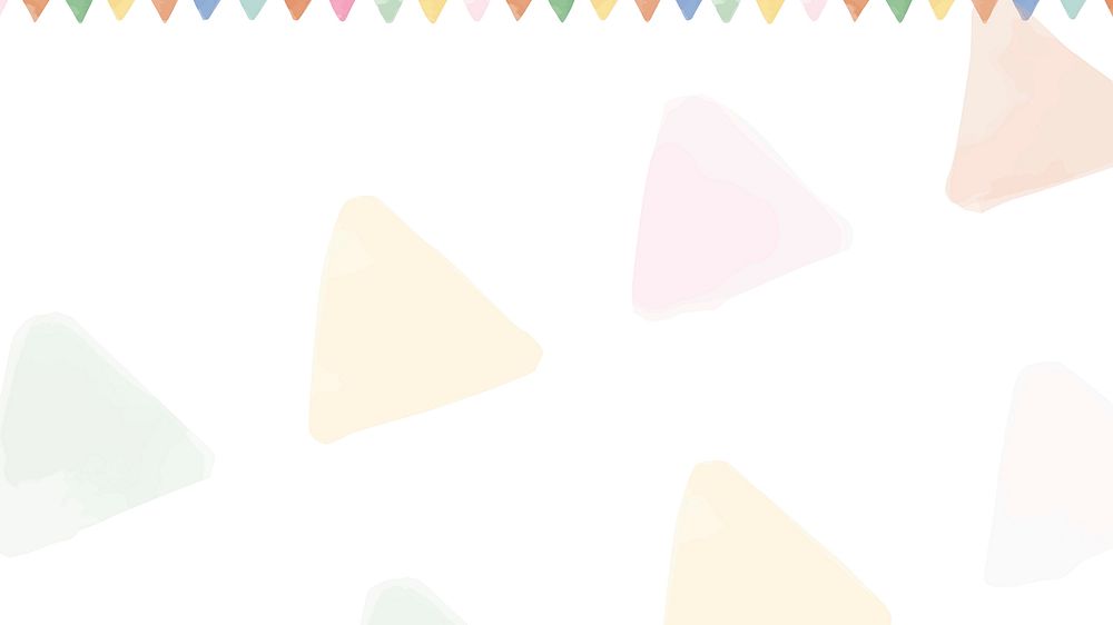 Pastel colorful vector triangle watercolor pattern background
