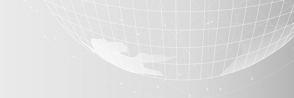 Globe digital grid psd technology with gray background