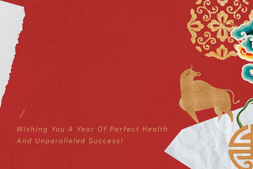 Chinese New Year psd 2021 editable banner