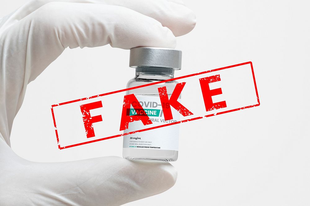 Covid-19 vaccine with &lsquo;fake&rsquo; stamp