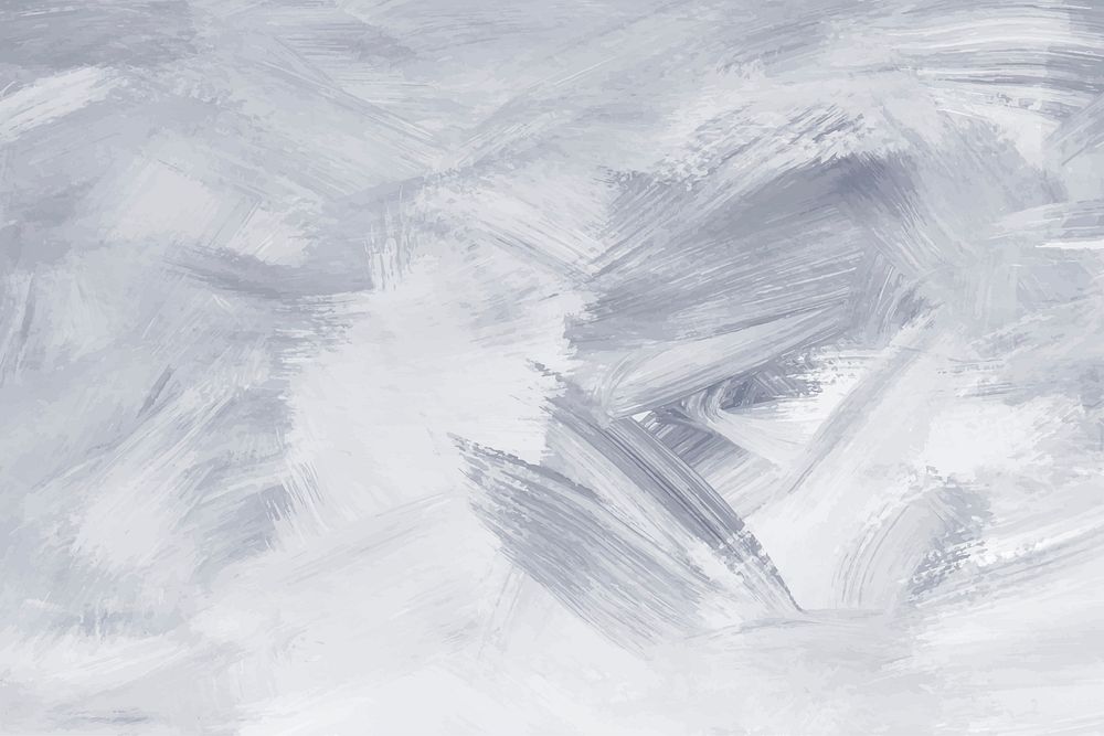 Bluish gray paintbrush textured background vector