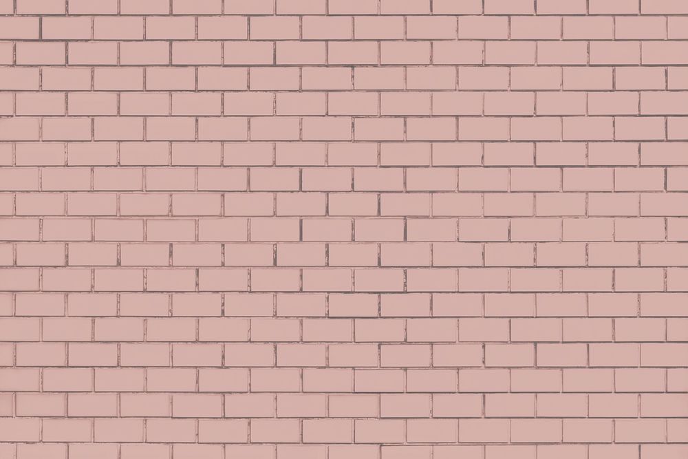 Pink textured brick wall background