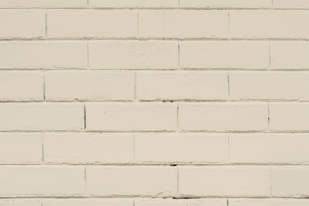 Beige concrete brick wall vector