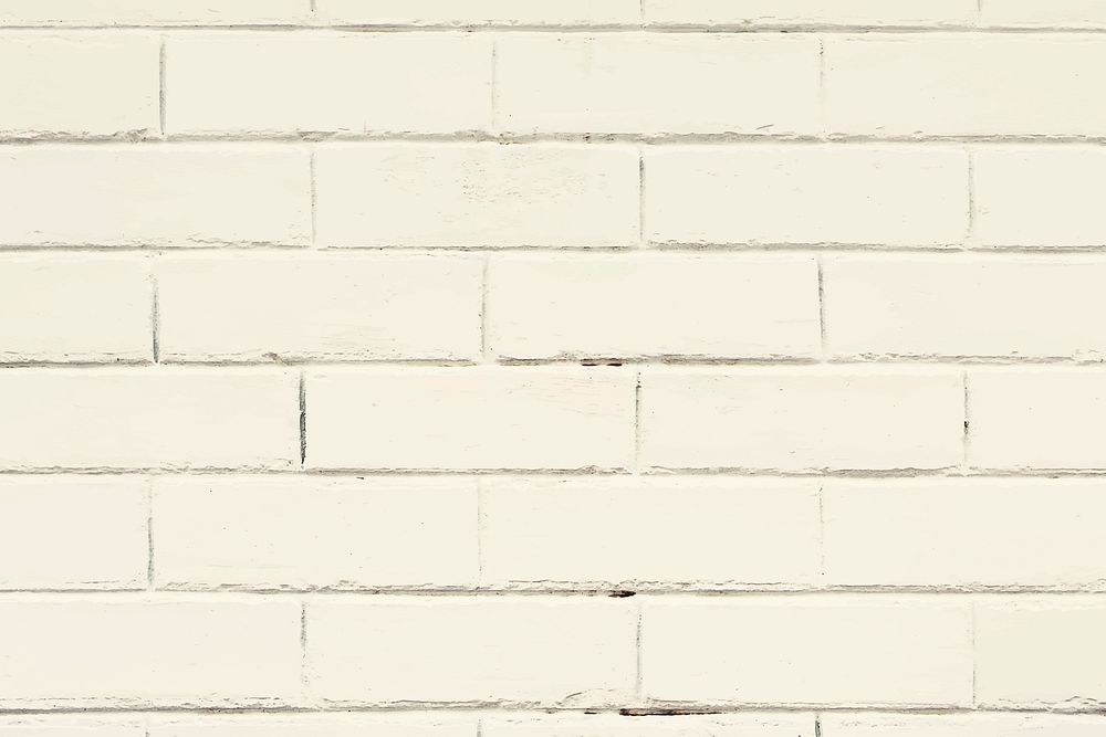 Cream concrete brick wall vector