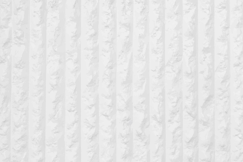 Pastel white striped concrete wall textured background vector