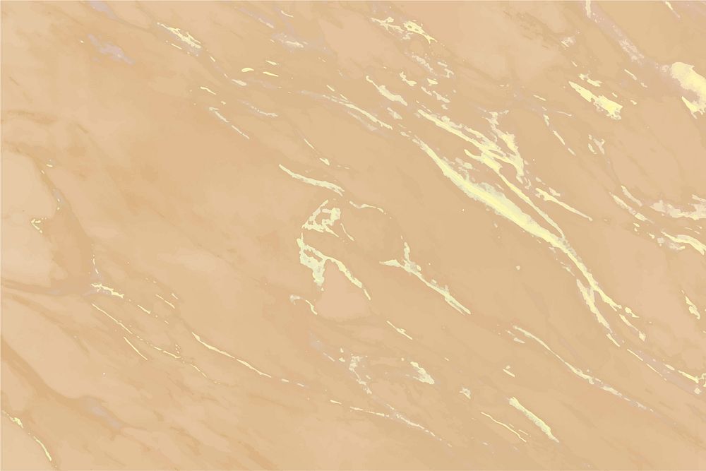 Brown with yellow scratches marble surface vector