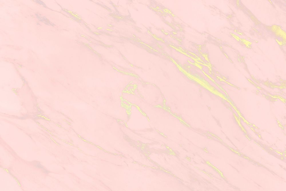 Pink with yellow scratches marble surface
