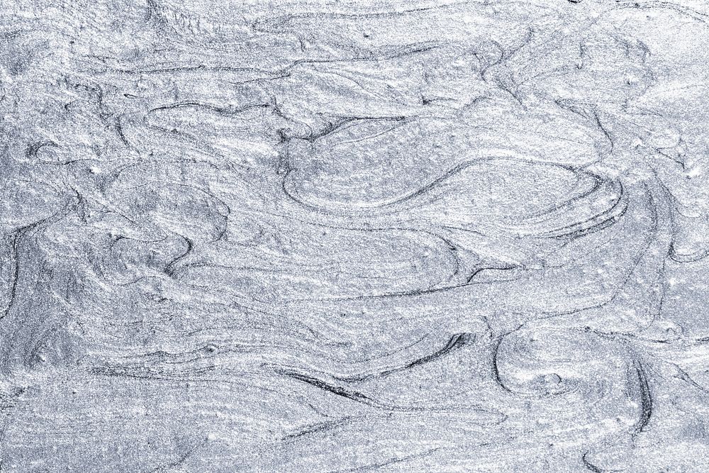 Shimmery gray brushstroke textured background