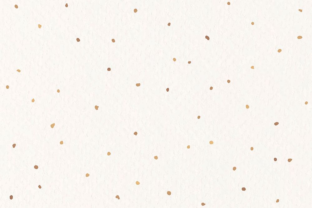 Gold polka dots beige background 