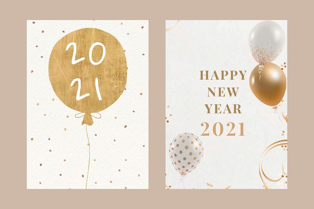 New year editable greeting card templates psd celebration background