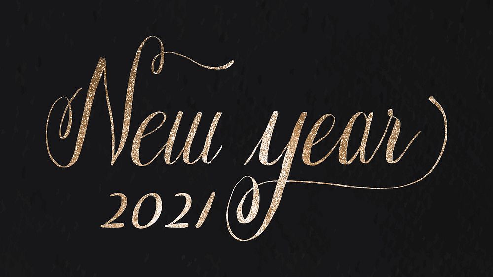 New year 2021 greeting banner vector 