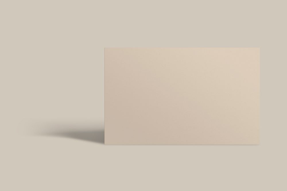 Blank customized gold business card